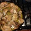 El cooksnap de Seba's cuando hizo Pollo a la mostaza.