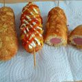 El cooksnap de Sofia Ferreyro cuando hizo Banderillas (corndogs).