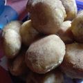El cooksnap de dayana cuando hizo Bombas de papa rellena de queso y jamón.