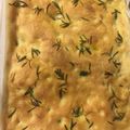 El cooksnap de Cristina Cryss cuando hizo Foccacia al romero.