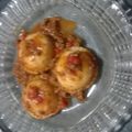 El cooksnap de romina cuando hizo Sorrentinos caseros de jamón y queso.