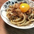 ゆりまる2011's cooksnap of when they made ＊簡単！甘辛ミンチすき焼き風うどん＊.
