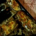 El cooksnap de onix3578 cuando hizo Berenjenas rellenas con su propia pulpa al horno.