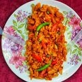 Chanda shrawan Keshri का कुकस्नैप जब उन्होंने रेड सॉस मैकरॉनी पास्ता (red sauce macaroni pasta recipe in Hindi) बनाया था।