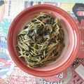 El cooksnap de María José cuando hizo Pasta con espinacas y champiñones a la crema.