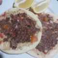 El cooksnap de Sylvia Mena cuando hizo Lehmeyun (Empanada armenia).