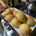 El cooksnap de Sol Aparicio cuando hizo Pancitos rellenos (dicen que los mejores del condado jaja 😂).