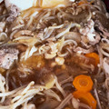 ちゃろみん's cooksnap of when they made 節約めし♪豚肉、もやし、豆腐のすき焼き丼.