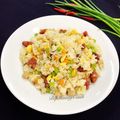 Cooksnap của Hoàng Oanh khi họ làm theo món Cơm chiên trứng, lạp xưởng
