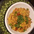 mitu jha's cooksnap of when they made Paneer bhurji.