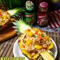 Cooksnap Mamamikael Oven semasa beliau membuat Nasi Goreng Nanas Sempoi.