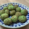 Helena Lee 的 黑芝麻抹茶蔴薯波波球 cooksnap