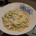 El cooksnap de Ana Angel cuando hizo Spaghetti al limón.