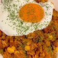 Blue's cooksnap of when they made チリパウダーで☆メキシカン風炒飯.