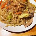 お料理ルーキー☆HK's cooksnap of when they made 即席10分！麺つゆで簡単✿焼きうどん✿.