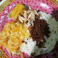 Cooksnap dari Winna Gracia untuk resep Nasi kebuli (nasi lemak) abon ikan,telur dadar
