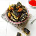 Cooksnap dari Dina_Khansa untuk resep Chicken Carrot Seaweed Rolls