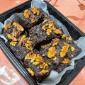 水晶姊姊 的 香蕉燕麥片巧克力布朗尼 cooksnap