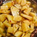 Kashaf Khan's cooksnap of when they made Tawa Zeera Aloo.