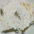 Cooksnap shah.haizad ehsan semasa beliau membuat Nasi Lemak Bilis Telur.