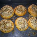El cooksnap de Mensi cuando hizo Panecillos bagels.
