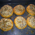 El cooksnap de Mensi cuando hizo Panecillos bagels.