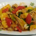 Sany Chen 的 彩豔菠蘿炒羊梅花 cooksnap