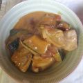 CristinaK's cooksnap of when they made Simple! Chicken and Kabocha Simmered in Tomato Cream Sauce.