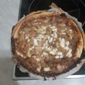 El cooksnap de isaac fuentes cuando hizo Pastel de calabacín, cebolla caramelizada y queso fresco.