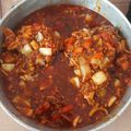 Cooksnap Rajee Raku semasa beliau membuat Siakap 3 rasa.