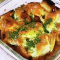 クックM96XDX☆'s cooksnap of when they made 食パンで＊絶品オニオングラタンスープ.