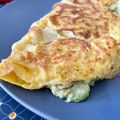 Liam's cooksnap of when they made Avocado Omelette.