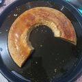 El cooksnap de Brenda Martínez cuando hizo Flan napolitano en estufa.