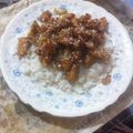 El cooksnap de Adria H Acquart cuando hizo Pollo estilo oriental.