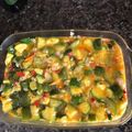 El cooksnap de ceci cuando hizo Soufflé de zapallitos y zanahoria acompañado con ensalada.