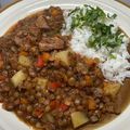 El cooksnap de Belen Duarte cuando hizo Guiso de lentejas con arroz.