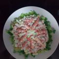 El cooksnap de Pepe López cuando hizo Aguacates rellenos de langostinos y piña.