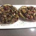 El cooksnap de Irene cuando hizo Champiñones rellenos a la parrilla.