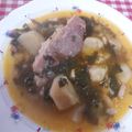 El cooksnap de josi E. cuando hizo Caldo o Pote gallego.