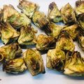 El cooksnap de Carlos Pérez Barrera cuando hizo Alcachofas al horno.