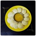 Helly shah's cooksnap of when they made Moong Dal Idli.