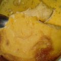 El cooksnap de Analia Rios cuando hizo Flan de huevo.