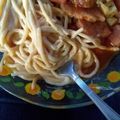 El cooksnap de Chio cuando hizo Chuleta ahumada en salsa mexicana.