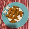 El cooksnap de Ana Muñoz cuando hizo Fingers de pavo crujientes saludables.