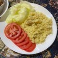 Cooksnap Dayah Maulana semasa beliau membuat One pot chicken rice.