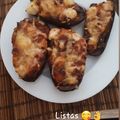 El cooksnap de Cristina Castillo Vioque cuando hizo Berenjenas rellenas vegetarianas exprés con soja texturizada.
