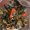 Cooksnap dari lifecochi untuk resep Tumis Daun Singkong Teri / Oseng Daun Singkong