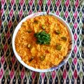 Shweta Shah's cooksnap of when they made રસાદાર ખટમીઠા ભાત ને ક્રિસ્પી ભાખરી.