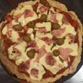 El cooksnap de Erica Schmidt cuando hizo Pizza de avena light.