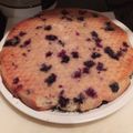 El cooksnap de Zoe cuando hizo Brownie de Limón y Arándanos.